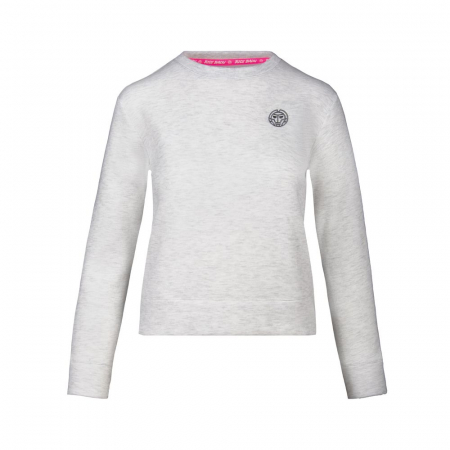 Bluza si hanorac dama - Bluza dama BIDI BADU Mirella Basic Crew - Alb
