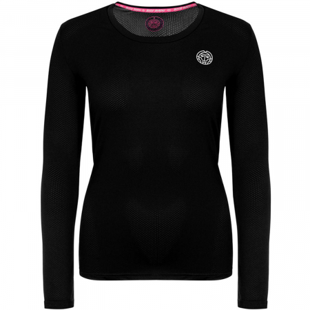 Bluza si hanorac dama - Bluza dama BIDI BADU Pia Tech Roundneck - Negru