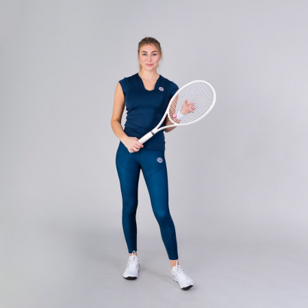 Echipament termic dama - Colanti BIDI BADU Abiba Tech Mesh Dama - Albastru Inchis