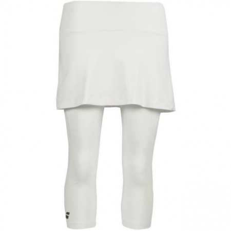 Echipament termic dama - Colanti cu Fusta Babolat Core Dama - Alb