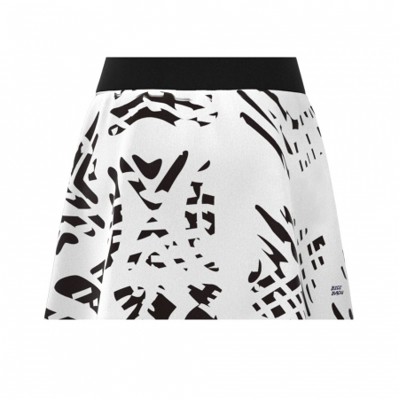 Fusta BIDI BADU Melbourne Printed Cut Out Dama - Alb/Negru [1]