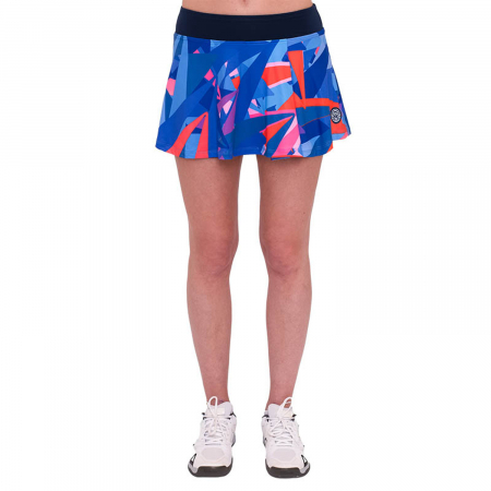 Fusta dama - Fusta BIDI BADU Spike Printed Wavy Dama - Bleumarin/Albastru