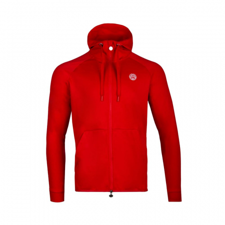 Bluza si hanorac barbati - Hanorac barbati BIDI BADU Jamol Tech - Rosu