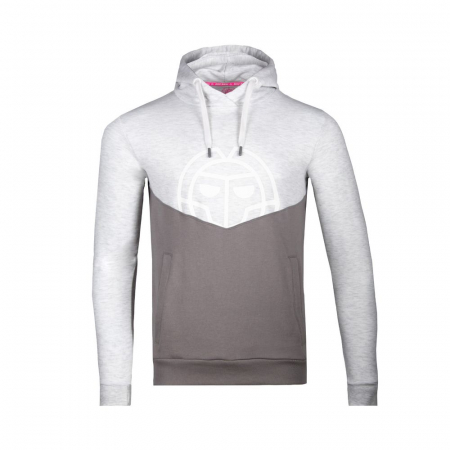 Bluza si hanorac barbati - Hanorac barbati BIDI BADU Lunis Lifestyle - Alb/Gri
