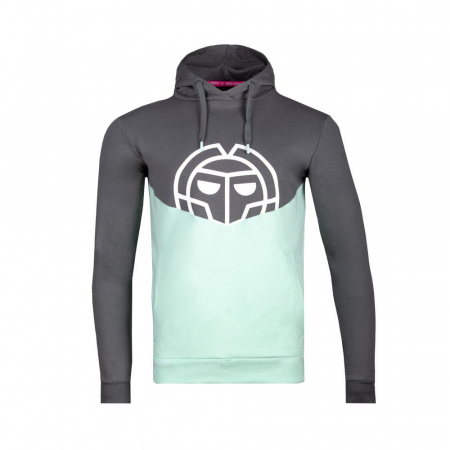 Bluza si hanorac barbati - Hanorac barbati BIDI BADU Lunis Lifestyle - Gri Inchis/Menta