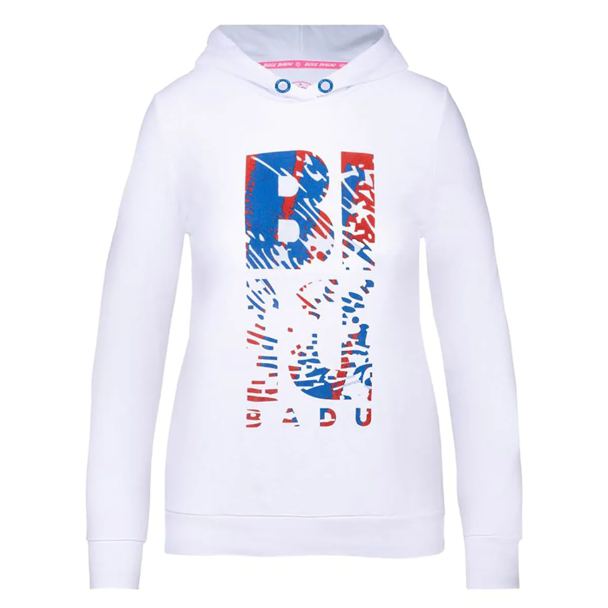 Bluza si hanorac fete - Hanorac BIDI BADU Natli Lifestyle Fata - Albastru/Alb/Rosu