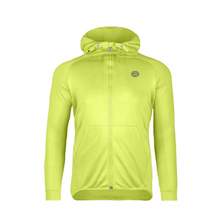 Bluza si hanorac baieti - Hanorac BIDI BADU Vitor Tech Baiat - Galben Neon