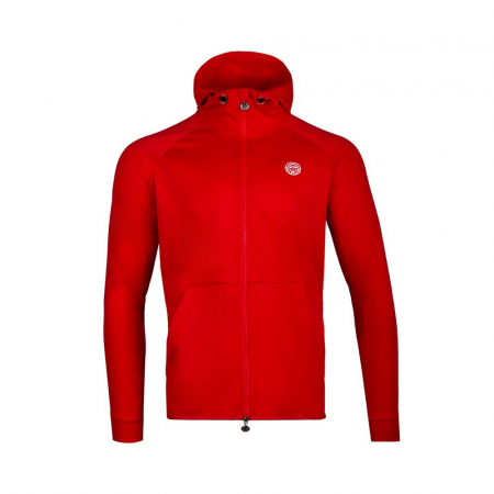 Bluza si hanorac baieti - Hanorac BIDI BADU Vitor Tech Baiat - Rosu Inchis