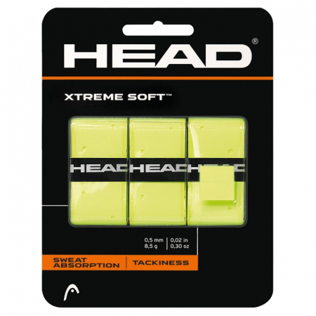 Grip si Overgrip - HEAD Extreme Soft overgrip 3/set - galben