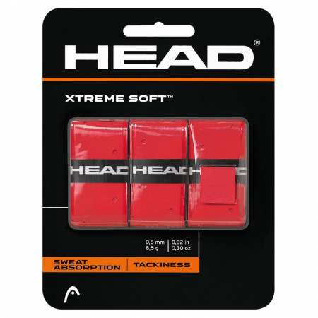 Grip si Overgrip - HEAD Xtreme Soft overgrip 3/set -rosu