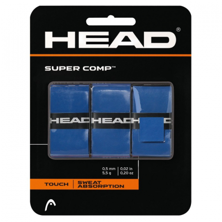 Grip si Overgrip - HEAD OverGrip Super Comp 3/set - albastru