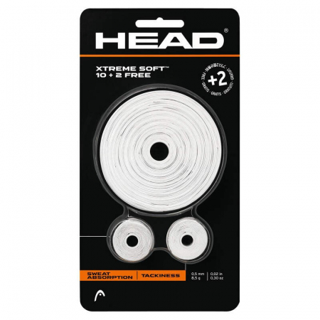 Grip si Overgrip - HEAD Overgrip XtremeSoft10+2 - alb
