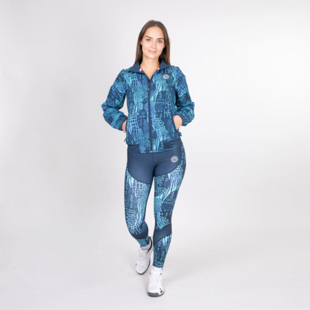 Jacheta dama BIDI BADU Gene Tech - Albastru Inchis/Aqua [1]