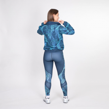 Jacheta dama BIDI BADU Gene Tech - Albastru Inchis/Aqua [3]