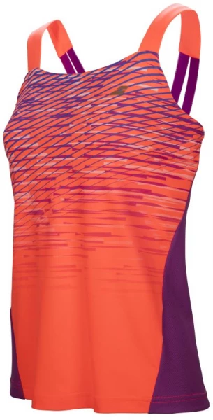 Maiou dama - Maiou Babolat Performance Dama - rosu fluo / mov