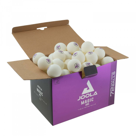 Mingi tenis de masa - Mingi Joola Magic Abs 72 buc,alb