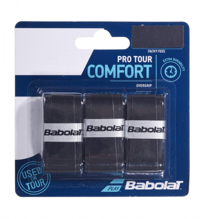Accesorii - Overgrip Babolat Pro Tour x3 - negru
