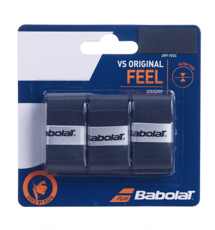 Grip si Overgrip - Overgrip Babolat VS Original x3 - Negru