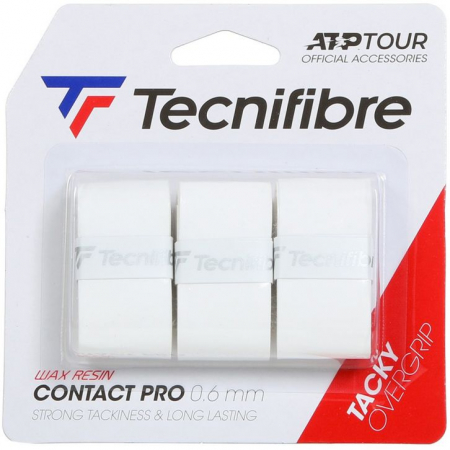 Grip si Overgrip - Overgrip Tecnifibre Contact Pro - alb