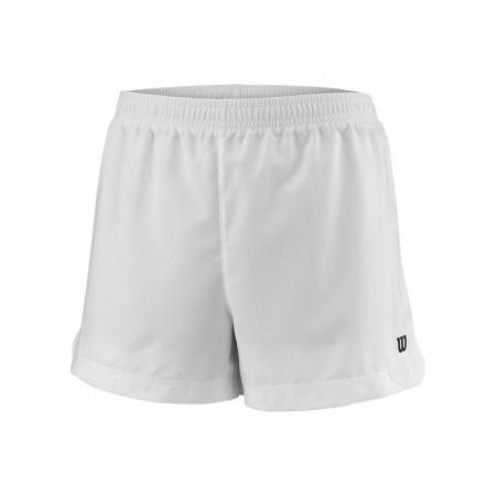 Pantaloni scurti - Sort fete - Pantaloni scurti Wilson Team 3.5, fete, alb
