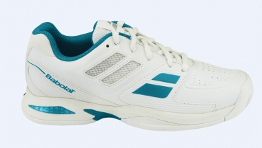 Pantofi tenis copii si juniori - Pantofi Babolat Propulse Team All Court - Alb / Albastru