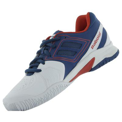 Pantofi Babolat Propulse Team BPM All Court Junior - alb/albastru [2]
