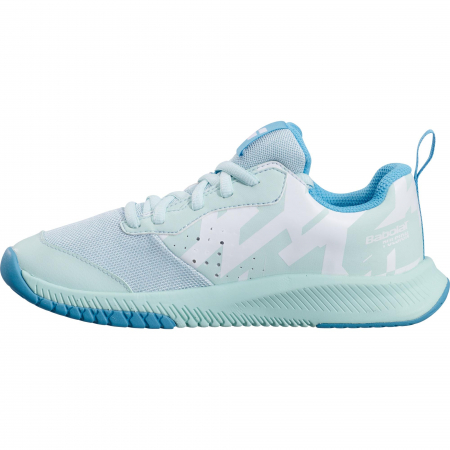 Pantofi Babolat Pulsion All Court Junior - Alb / Verde Pal [1]