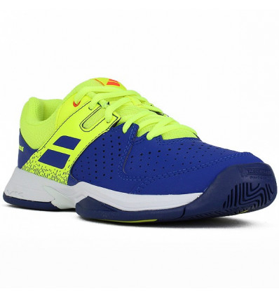 Pantofi tenis copii si juniori - Pantofi Babolat Pulsion All Court Junior - Albastru / Galben