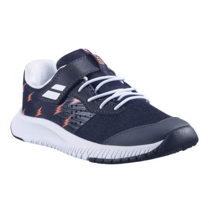 Pantofi - Pantofi Babolat Pulsion All Court Kid  - Negru / Alb