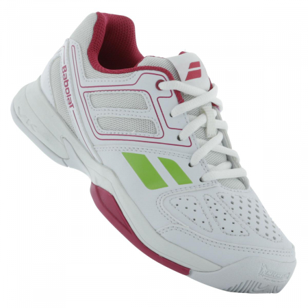 Pantofi tenis copii si juniori - Pantofi Babolat Pulsion BPM - alb / roz