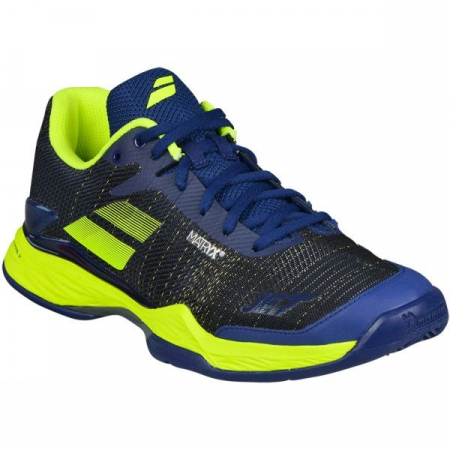 Pantofi tenis barbati - Pantofi de Tenis Babolat Jet Mach II Clay Barbat - Albastru / Galben