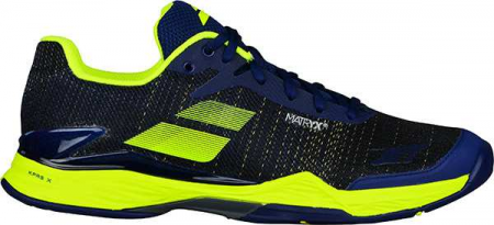 Pantofi de Tenis Babolat Jet Mach II Clay Barbat - Albastru / Galben [1]