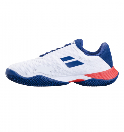 Pantofi de Tenis Babolat Propulse Fury 3 Clay Barbat - Alb / Albastru [2]