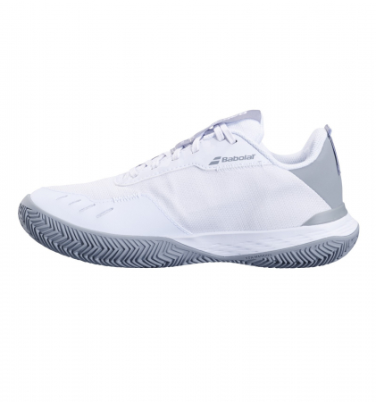 Pantofi de Tenis Babolat SFX EVO Clay Dama - Alb / Gri [2]
