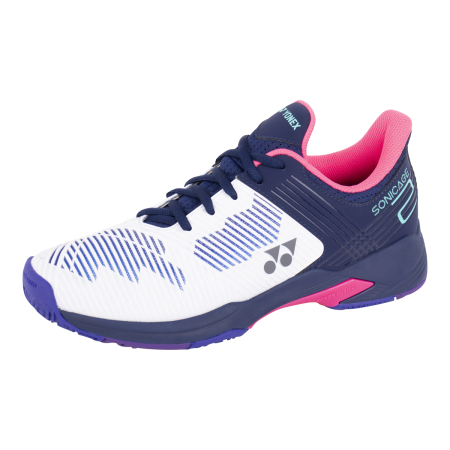 Pantofi tenis dama Yonex SONICAGE  2 CL - alb/bleumarin [4]