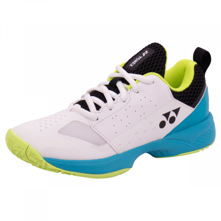 Pantofi tenis copii si juniori - Pantofi tenis juniori Yonex LUMIO JUNIOR - alb/turcoaz