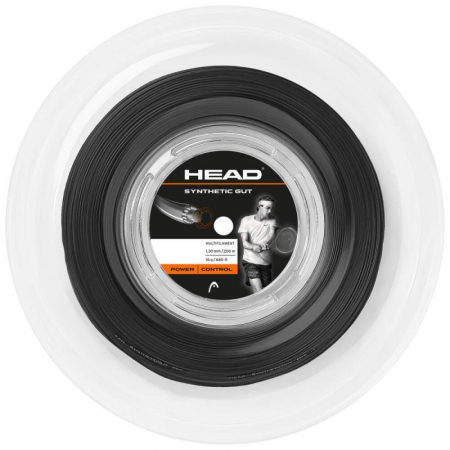 Racordaje rola - Rola racordaj Head Syntetic Gut 200m 1.25 -BK
