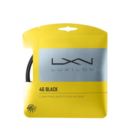 Racordaje plic 12m - Racordaj tenis Luxilon 4G BLACK 125