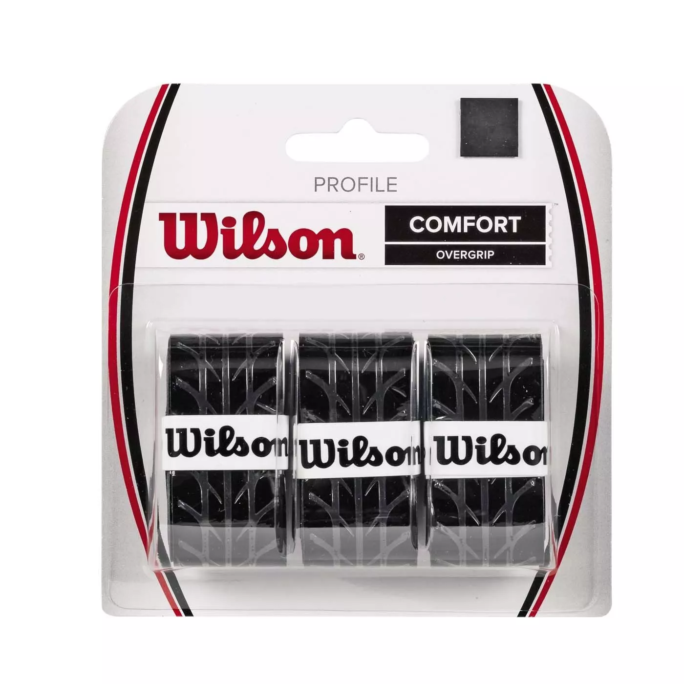 Grip si Overgrip - Set overgrip Wilson Profile 3 bucati - negru