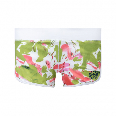 Pantaloni scurti - Sort dama - Short BIDI BADU Elani Tech (2 In 1) Dama - Verde/Rosu