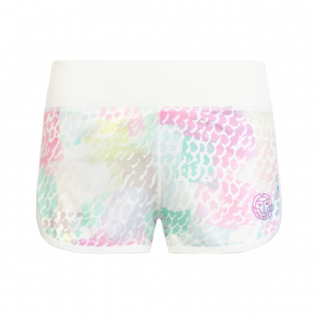 Pantaloni scurti - Sort dama - Short BIDI BADU Sua Tech 2 In 1 Dama - Alb/Roz