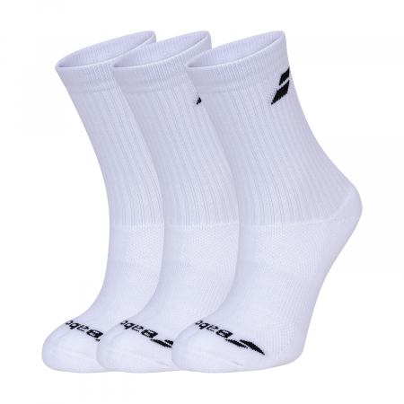 Accesorii - Sosete Babolat - 3 perechi - alb