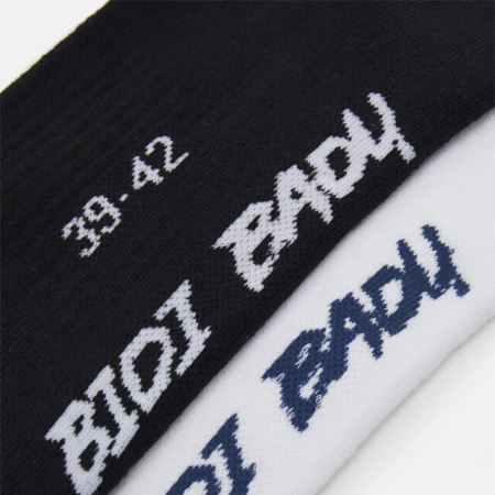 Sosete BIDI BADU Don Carlito XXL Crew Move Socks 6 Perechi - Negru/Alb [1]