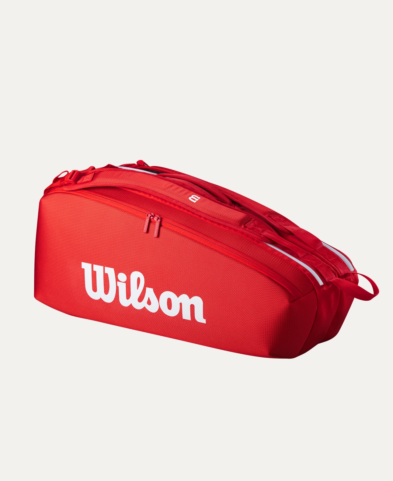 Termobag tenis - Geanta tenis Wilson SUPER TOUR 6PK 2025 - rosu