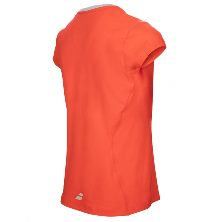Tricou Babolat Core Flag Club Dama - rosu fluo [3]