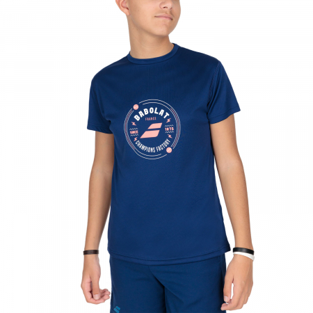 Tricou baieti - Tricou Babolat Exercise Graphic