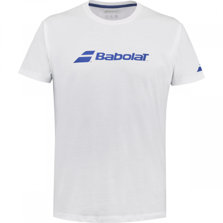 Imbracaminte copii si juniori - Tricou baiat Babolat Exercise - alb