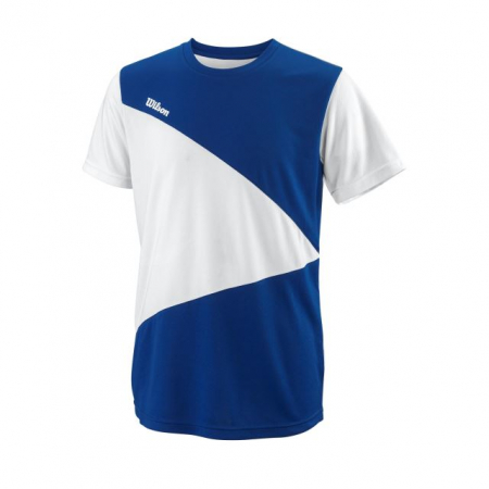 Tricou baiat Wilson Team II Triangle Crew Tm Royal [0]