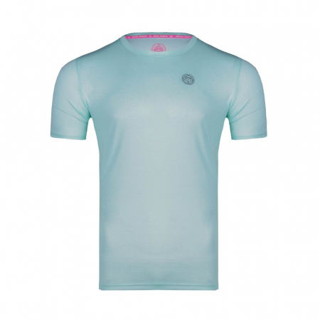 Tricou barbati - Tricou barbat BIDI BADU Falou Tech - Menta/Gri