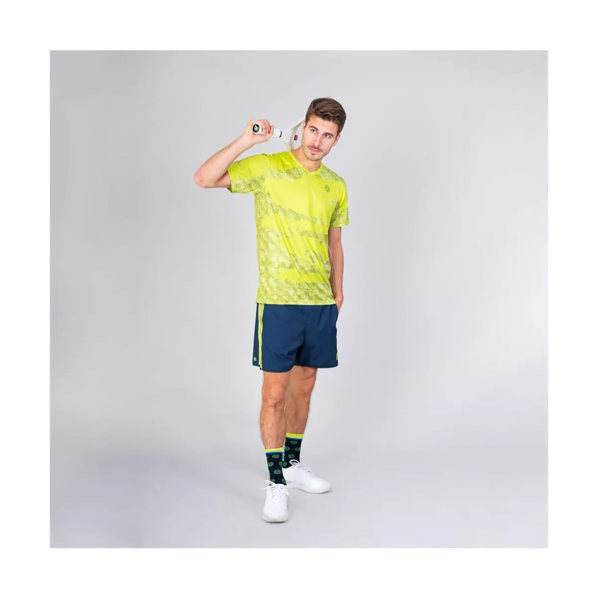 Tricou barbat BIDI BADU Kovu Tech - Verde/Albastru Inchis [2]